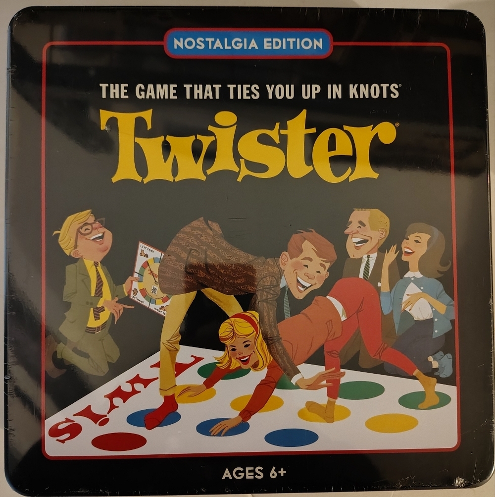 2014 Twister Game The 60's Nostalgia Edition By Hasbro